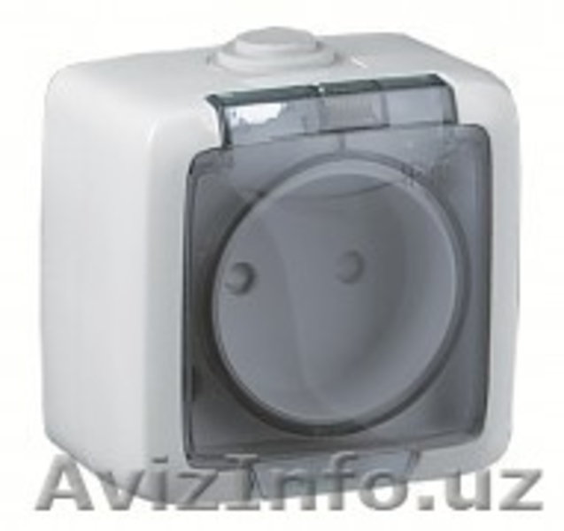 Серия розеток и  выключателей «ALFA IP44» открытой установки,гарантия 5 лет  - Изображение #3, Объявление #1424201