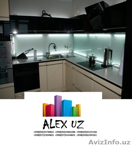 Скинали для кухни и фартуки для кухни из стекла Стеклянные фартуки  - Изображение #3, Объявление #1515470