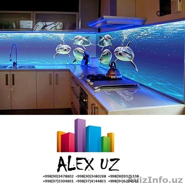 Скинали для кухни, для ванной, для комнат, для мебели, для шкафа, для декора пом - Изображение #9, Объявление #1519005