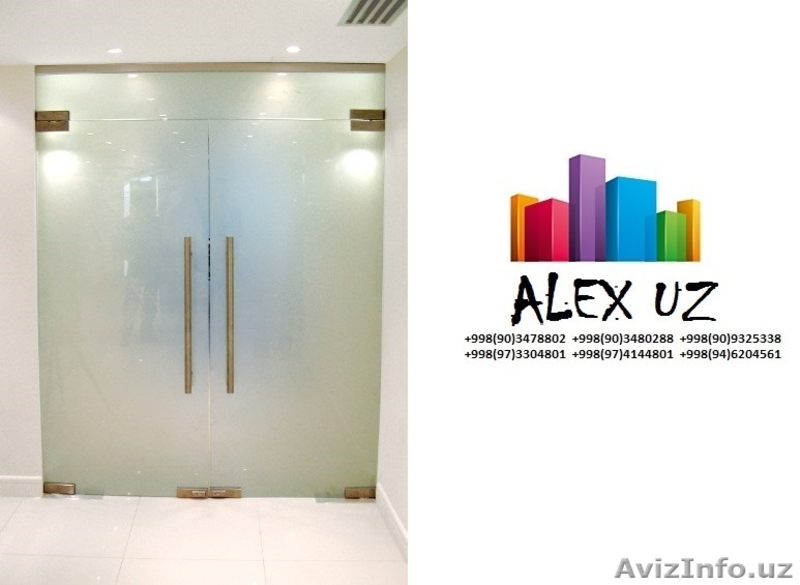 Продается межкомнатная стеклянная дверь+установка +998(90)3478802   +998(90)3480 - Изображение #6, Объявление #1519002