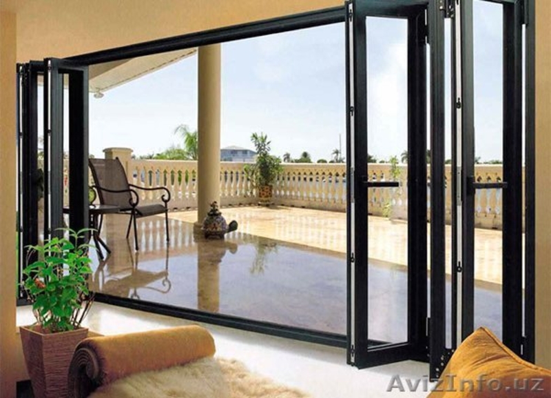 Раздвижные конструкции –  Гармошка aluplast (Германия) - Изображение #3, Объявление #1534018