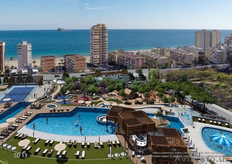 АПАРТАМЕНТЫ НА ПЕРВОЙ ЛИНИИ МОРЯ, г.Бенидорм, Испания. Без комиссии - Изображение #3, Объявление #1544896