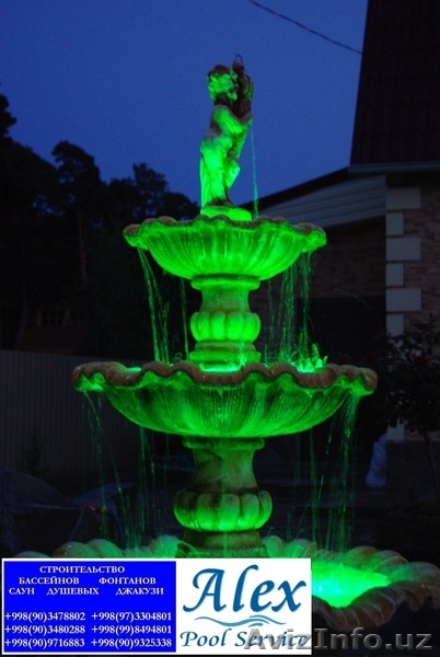 Фонтаны строительство под ключ, бассейны строительство под ключ в Ташкенте  - Изображение #5, Объявление #1546088