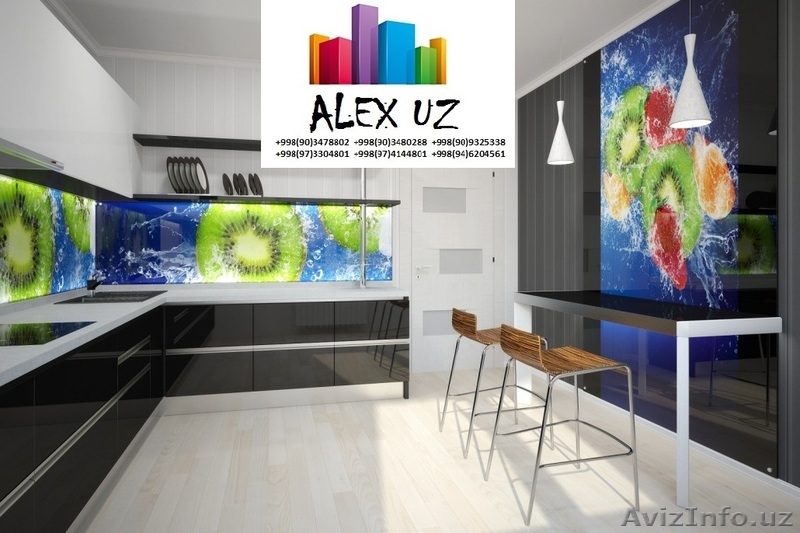 Стекло в Ташкенте.Стеклянные фартуки для кухни -Скинали. - Изображение #4, Объявление #1548278