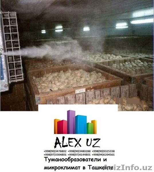 Туманообразователи ташкент Узбекистан, микроклимат - Изображение #3, Объявление #1548571