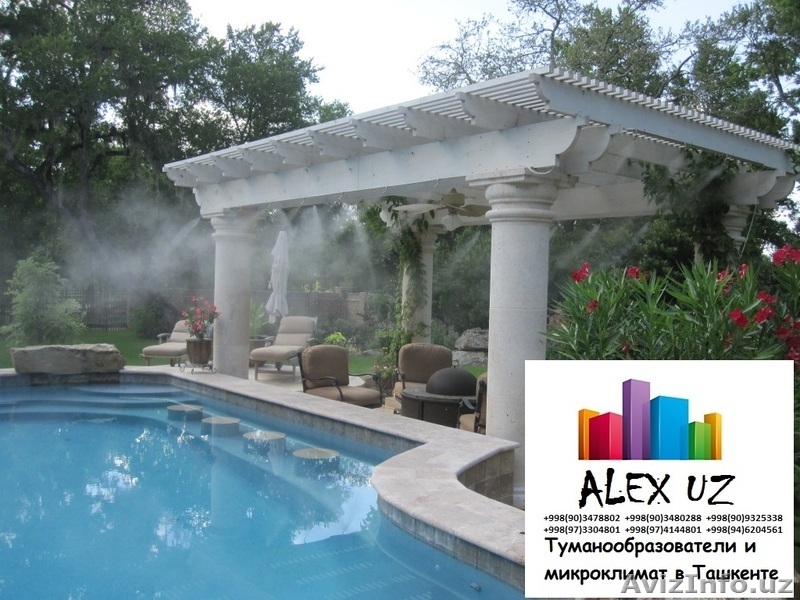 Туманообразователи. Микроклимат Для кафе, ресторанов, патио, детских игровых пло - Изображение #5, Объявление #1561450