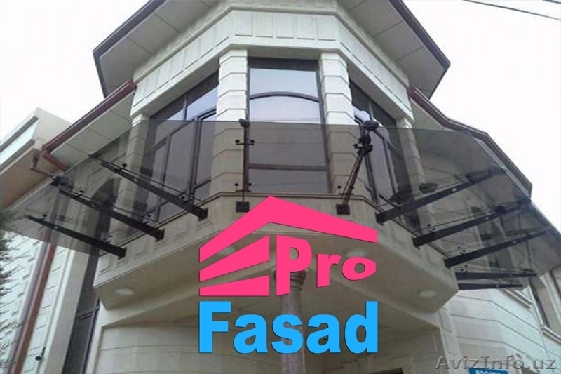 Установка стеклянных витражей, козырьков ограждений, остекление окон - Изображение #3, Объявление #1585252