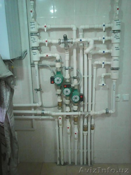 Установка котлов, монтаж отопительных систем, монтаж канализации, ГВС, ХВС - Изображение #6, Объявление #1588498