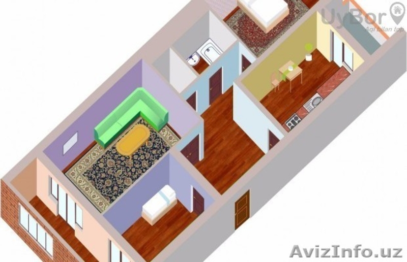 - 4/2/8 —Ул.Кичик Бешагач Мечта - Изображение #3, Объявление #1599315