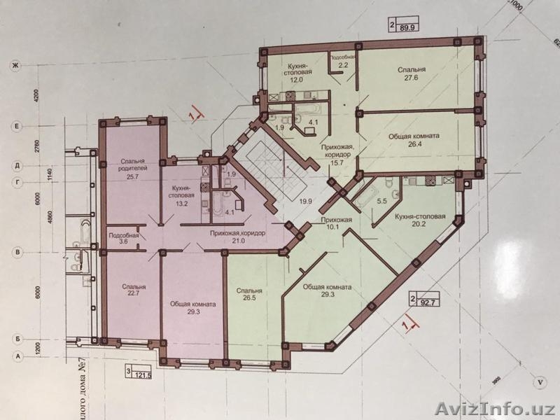 - 2/5/5 — ЖК «Электроаппарат», ул.Сайхун 81M - Изображение #3, Объявление #1599548
