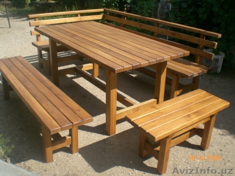 Изготавливаем садовую мебель из дерева, мебель для дома, дачи и кафе. Кованные и - Изображение #3, Объявление #1605142