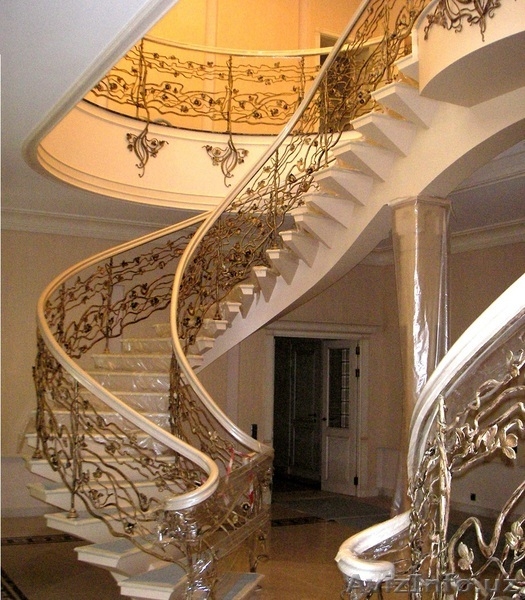 Перила изготавливаем на заказ из нержавеющей стали, перила из дерева (осина, сос - Изображение #3, Объявление #1605146