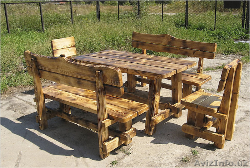 Изготавливаем садовую мебель из дерева, мебель для дома, дачи и кафе. Кованные и - Изображение #4, Объявление #1605142