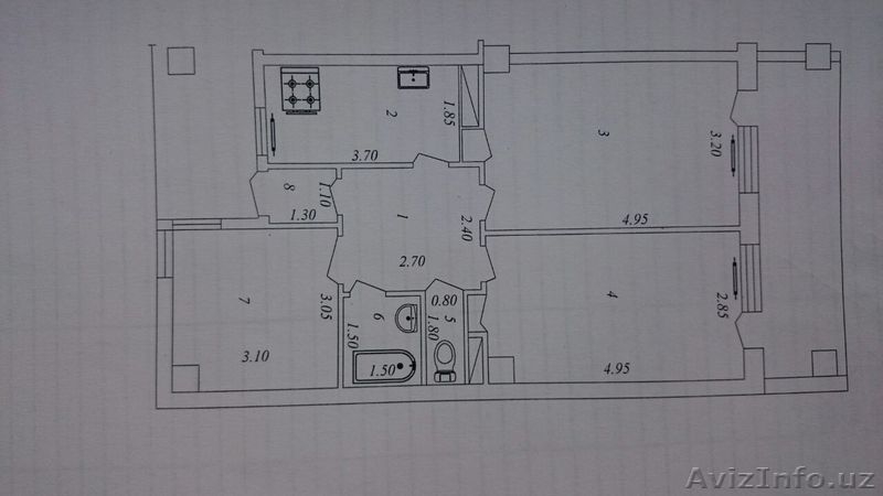 Продается своя 3-х комнатная квартира на ц 5 - Изображение #5, Объявление #1612077