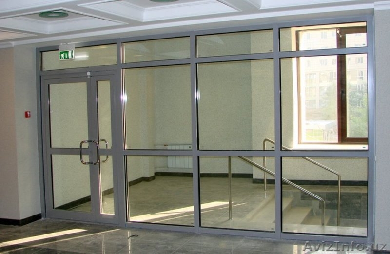 Остекление, стекла 10 мм, витражи, входные двери, стеклянные фасады зданий, душе - Изображение #3, Объявление #1635727