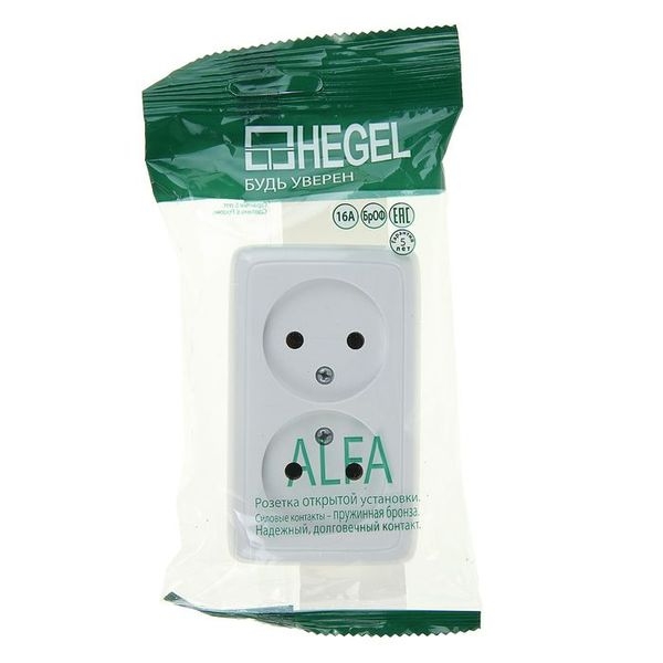 Серия розеток и выключателей  ALFA slim  открытой установки - Изображение #3, Объявление #1227456