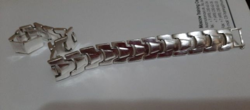 Продаётся мужской серебряный браслет  - Изображение #4, Объявление #1675992