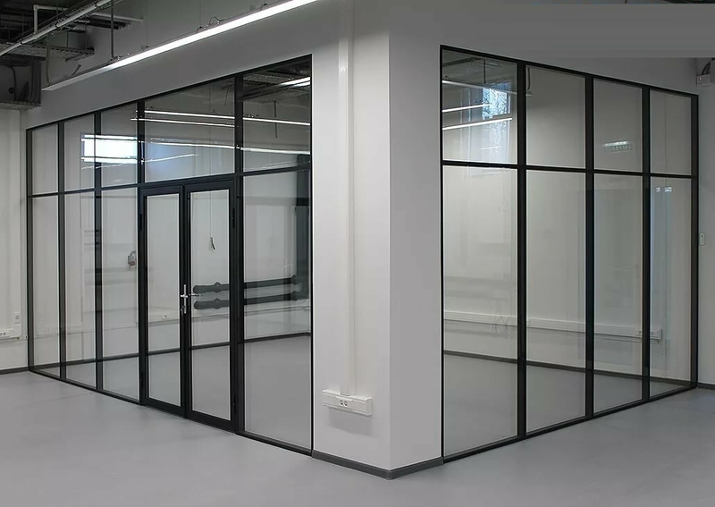 Стеклянные распашные и раздвижные двери, стеклянные перегородки. Все виды работ  - Изображение #6, Объявление #1685249