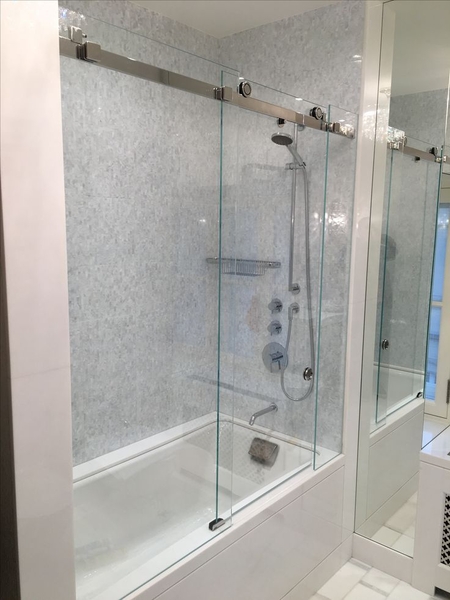 Душевые кабины стеклянные угловые и прямы из прочного и каленного стекла. Распаш - Изображение #4, Объявление #1693932