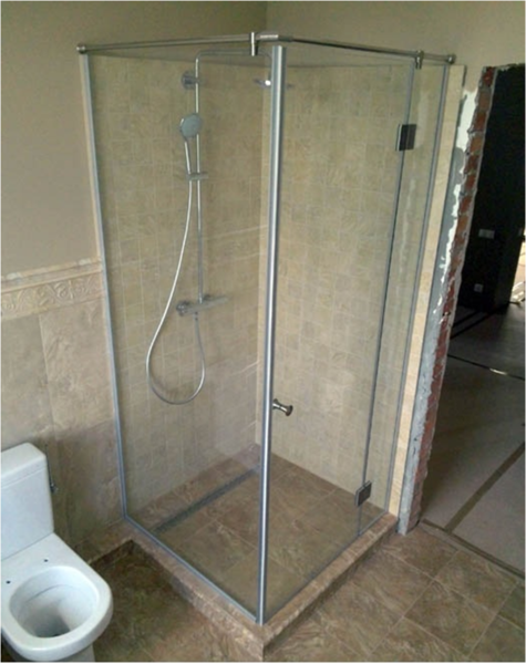 Душевые кабины стеклянные угловые и прямы из прочного и каленного стекла. Распаш - Изображение #5, Объявление #1693932