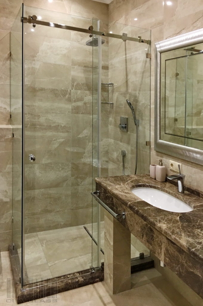 Душевые кабины стеклянные угловые и прямы из прочного и каленного стекла. Распаш - Изображение #8, Объявление #1693932