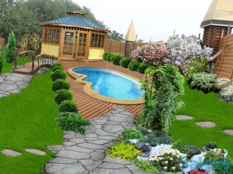 Ландшафтное проектировани в 3D формате и в другом стиле от Bahor Gullari! - Изображение #5, Объявление #1651449