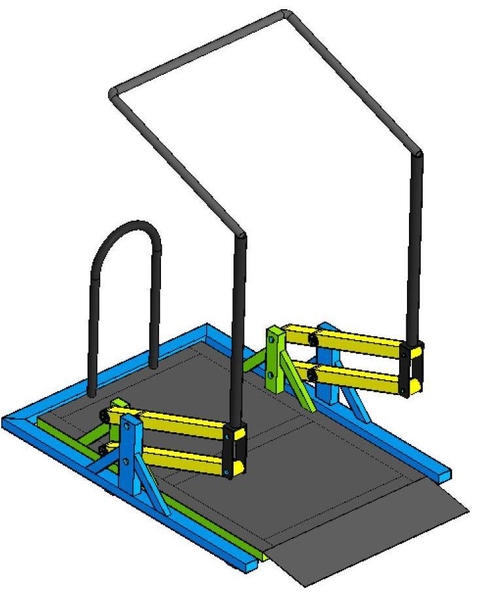 Уличные тренажеры для инвалидов-колясочников - Изображение #1, Объявление #1698930