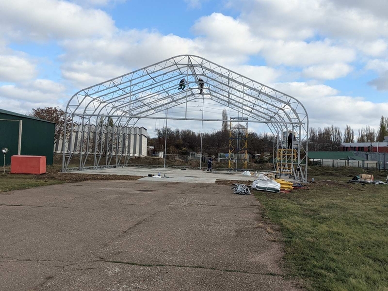 Каркасно-тентовый ангар, сборно-разборный, 18х20 м. - Изображение #4, Объявление #1721373