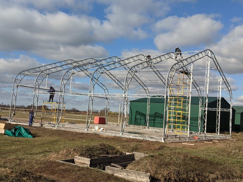 Каркасно-тентовый ангар, сборно-разборный, 18х20 м. - Изображение #5, Объявление #1721373