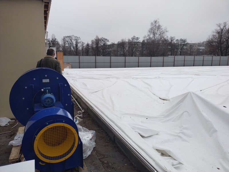 Надувное (воздухоопорное) сооружение (вос), для накрытия спортивных площадок. - Изображение #3, Объявление #1721370