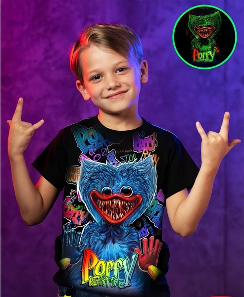 Футболки фосфорные с героями мультфильмов.Светятся в темноте.Импорт. - Изображение #7, Объявление #1728475