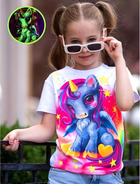 Футболки фосфорные с героями мультфильмов.Светятся в темноте.Импорт. - Изображение #5, Объявление #1728475