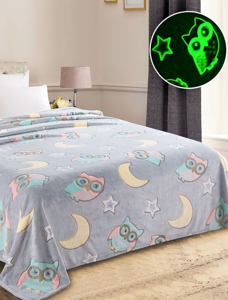 Пледы флисовые светятся в темноте 200 на 220 - Изображение #1, Объявление #1729103