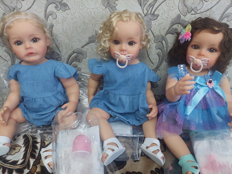 Кукла реборн силиконовая с 3D кожей и сосудистыми венами 45 см. Как ребенок - Изображение #7, Объявление #1731593