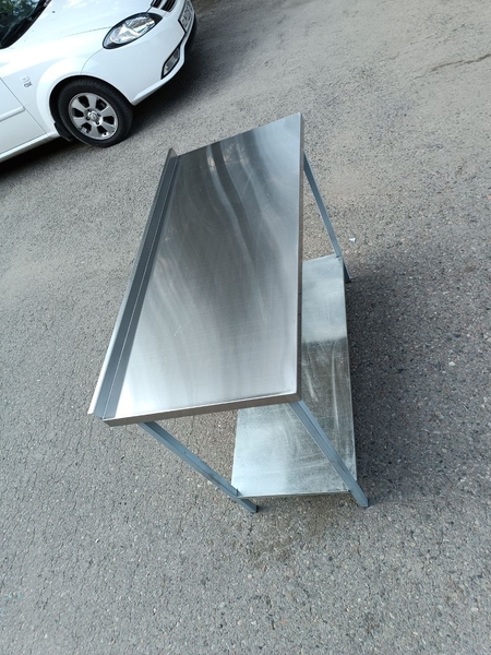 Nerjaveykadan stol. Стол нержавейка 114×50×85 (h) - Изображение #6, Объявление #1736663