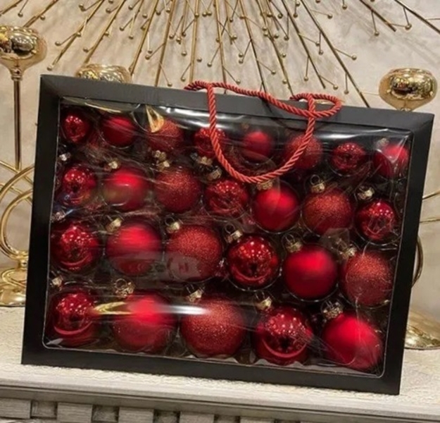 Шары стеклянные, премиум класса. 52 шт в упаковке - Изображение #3, Объявление #1747397