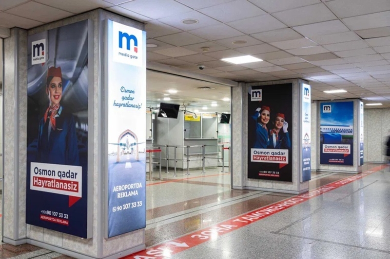 Реклама в аэропортах Ташкента  Узбекситана RA-2 - Изображение #6, Объявление #1748522