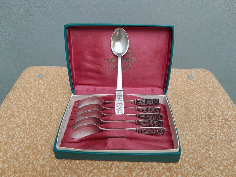 Винтажные мельхиоровые чайные ложки  - Изображение #1, Объявление #1749726