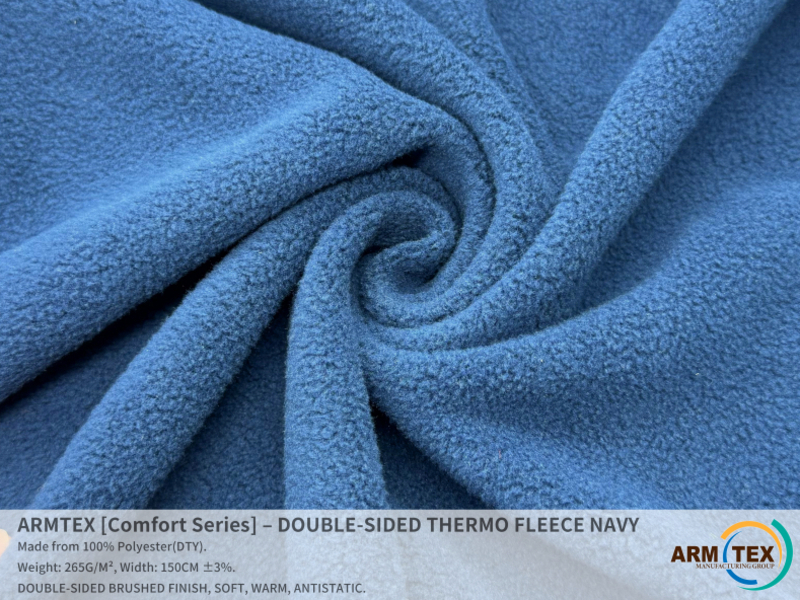 ARMTEX Comfort Series – Двусторонний Термофлис ТЕМНО-СИНИЙ - Изображение #3, Объявление #1750197