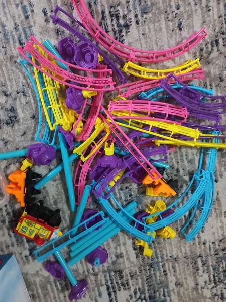 продам конструктор поезд и Американские горки, б/у - Изображение #1, Объявление #1749529